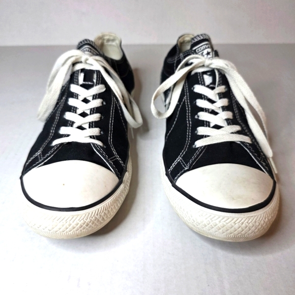 CONVERSE All Star Black and White Men's Canvas Sneakers - Picture 2 of 14